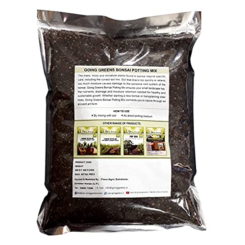 Image of Combo of 100% Organic Bonsai Potting Soil Mix (2 Kgs) + Vermiwash 100 ml