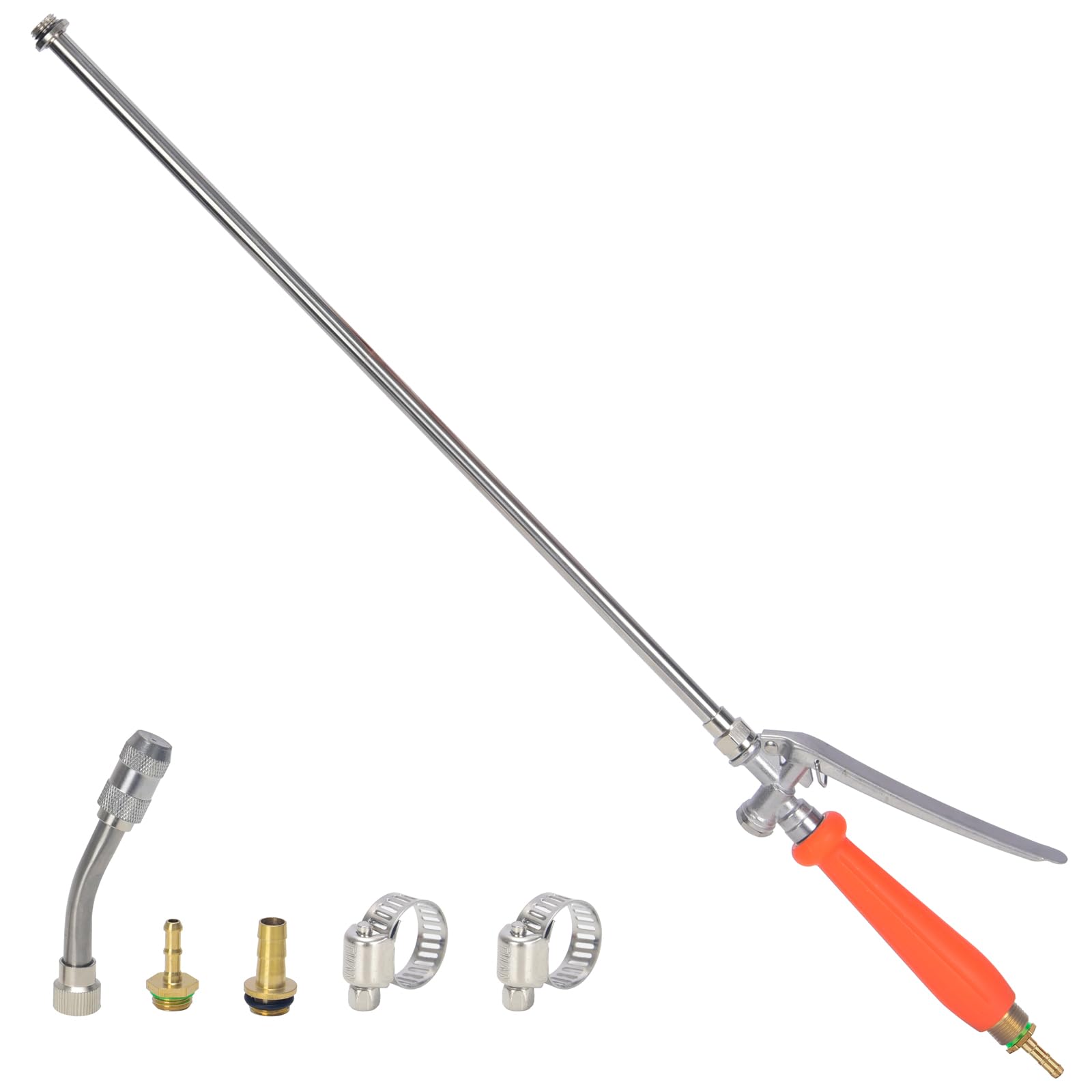 Varita Pulverizadora, 3/8" y 1/4" Latón Universal Vara Rociadora de Repuesto, Pulverizadora de Metálico, Varita para Riego de Jardinería para Esterilización de Árboles Frutales