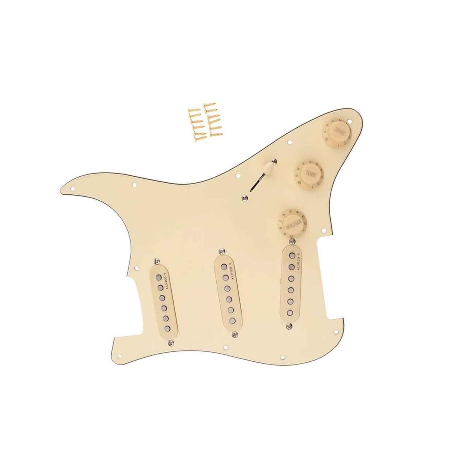 Pickguard Do Gitary Elektrycznej 3warstwowe Przetworniki SSS Wired Pickguard Do Gitary Elektrycznej W Stylu Vintage