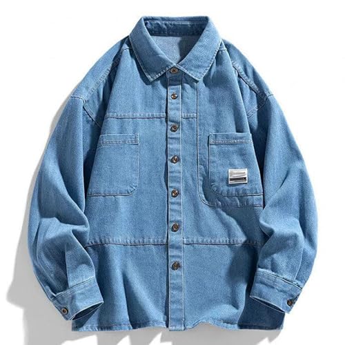Chaqueta denim casual para hombre talla XX-Large miniatura 5