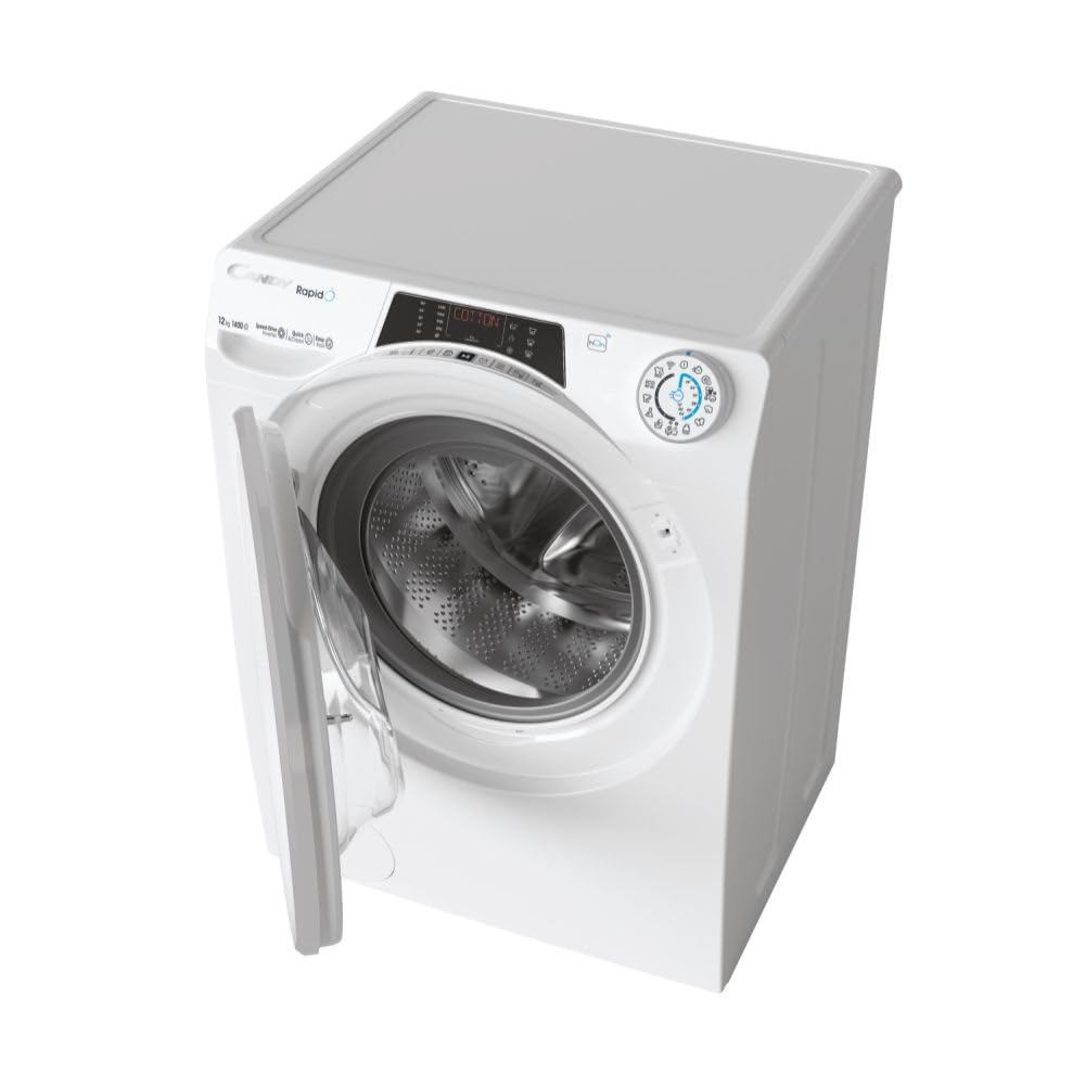 CANDY - Lavatrice Hublot - Lavatrice 12kg/1400 giri/min - Classe energetica A - 15 programmi - WiFI+Bluetooth, Schermo Digital, Mix Power System - Bianco - 85 x 60 x 67 cm - Modello RO14126DWMST-S