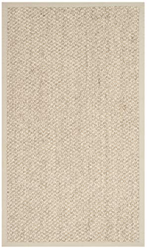 Tapete decorativo rectangular de fibras naturales 3x5 miniatura 2