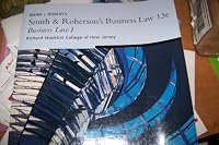 Smith Robertson's Business Law 13e Business Law 0324336128 Book Cover