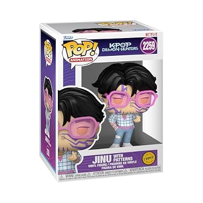 Funko Pop! Animation: Kpop Demon Hunters - Jinu - 1/6 Odds for Rare Chase Variant - Collectable Vinyl Figure - Gift Idea - Official Merchandise - Toys for Kids & Adults - Model Figure for Collectors