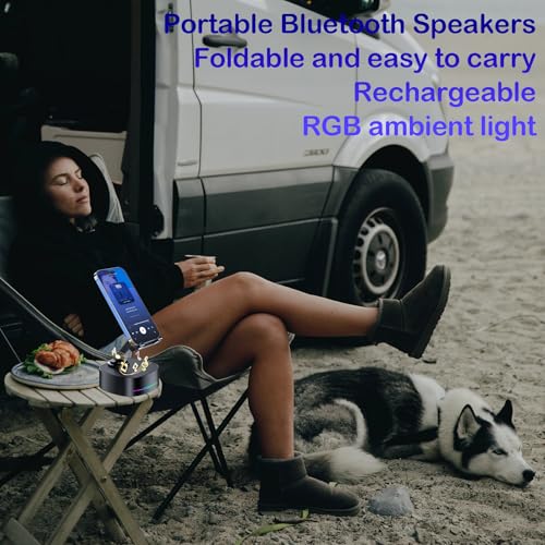 Xiaobaolu WYS-02BT Bluetooth Speaker With Wireless Charging And Cell Phone Stand,Best Bluetooth Speaker For Iphone/Ipad/Samsung Galaxy,Hd Surround Sound Perfect thumb #3
