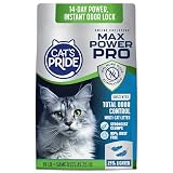 Cat's Pride Max Power Pro Lightweight Cat Litter, Unscented with Total Odor Control, 99% Dust-Free Clumping Formula, Bag
