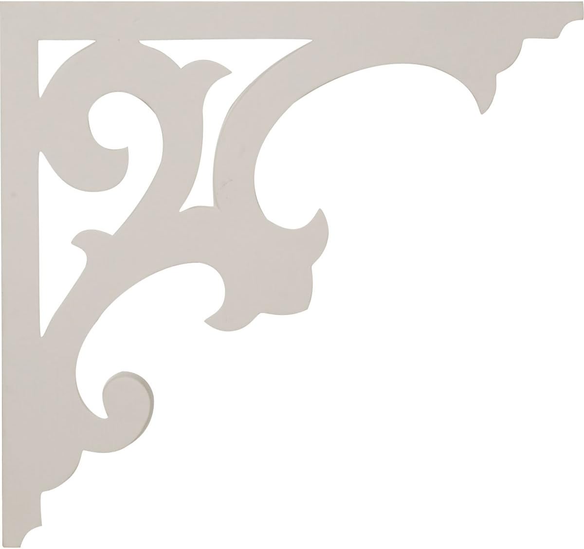 Chesterfield White Urethane Decorative Bracket 13" x 14"