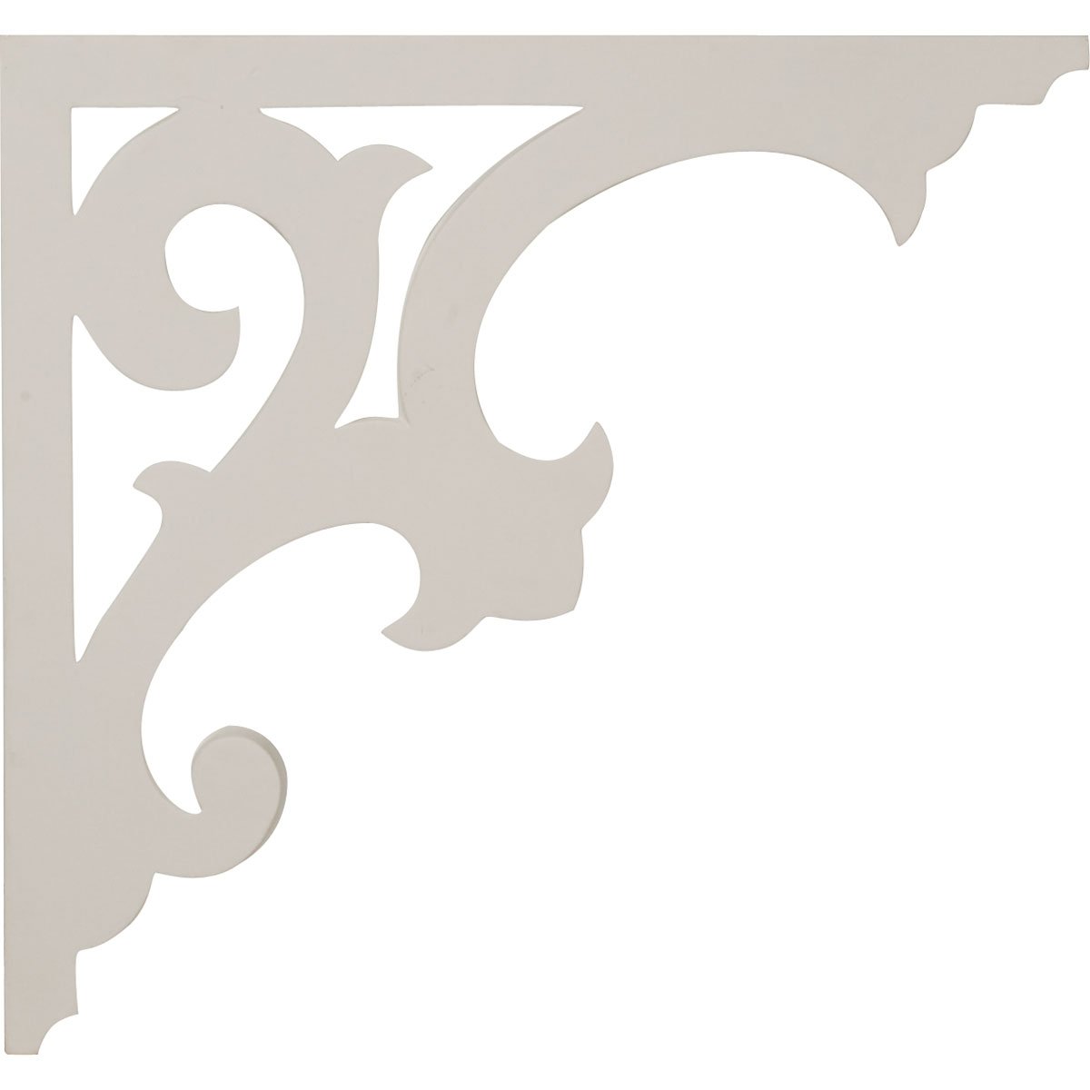 Chesterfield White Urethane Decorative Bracket 13" x 14"