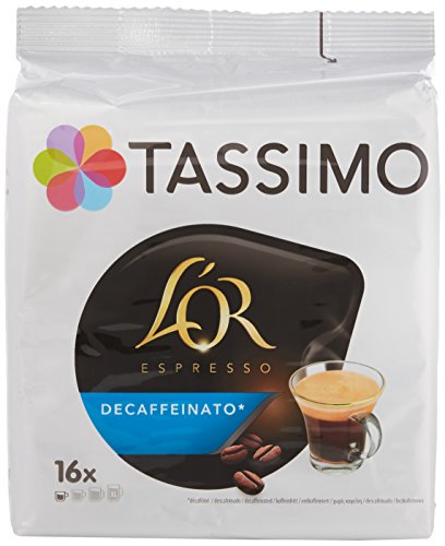 4 x Tassimo Lor Espresso Decaffeinated Decaf Coffee 16 Discs/Servings (Total 64 Servings)