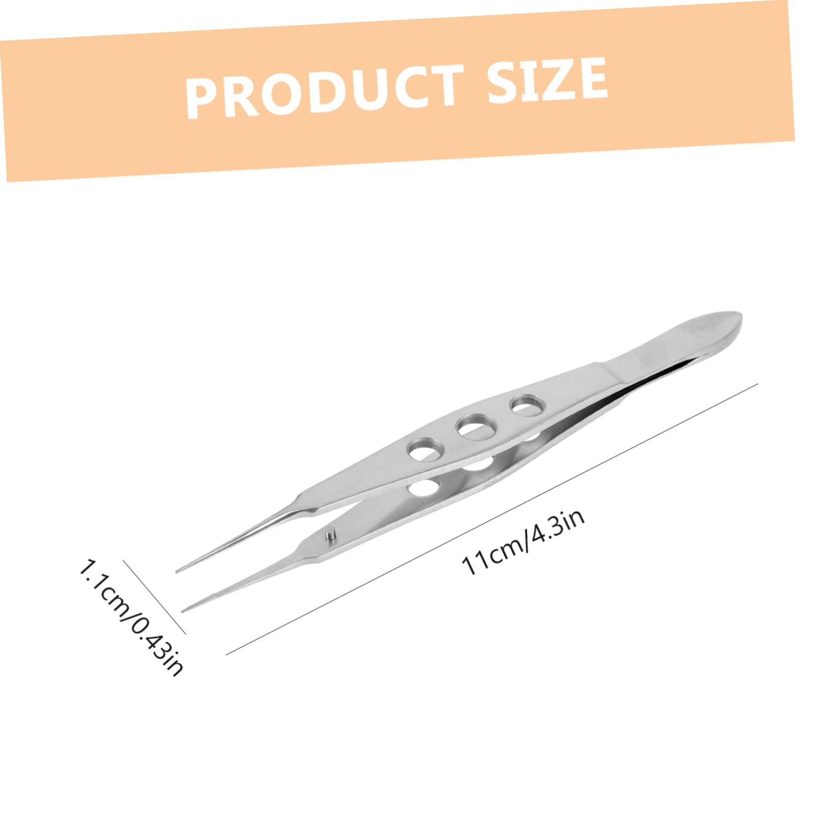 WOFASHPURET Eyelid Tweezer Alloy Steel Gland Expressor Tool Precision Eyelid Forceps for Eye Health Non Slip Design for Safe Use Salons Home Care