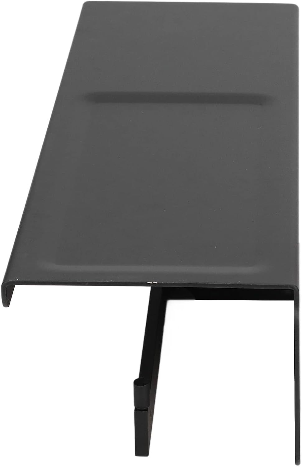 Wall Mount Toilet Paper Holder with Storage Shelf, Black, Aluminum Alloy - Waterproof Design, Multi - Use Convenience for Bathroom and Hotel Use