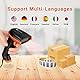 Tera 1D 2D QR Wired Barcode Scanner USB 2.0 Kabelgebundener Barcode-Scanner CMOS Barcodelesegerät für Bildschirm mit Halterung/Ständer, D5100Y-Z