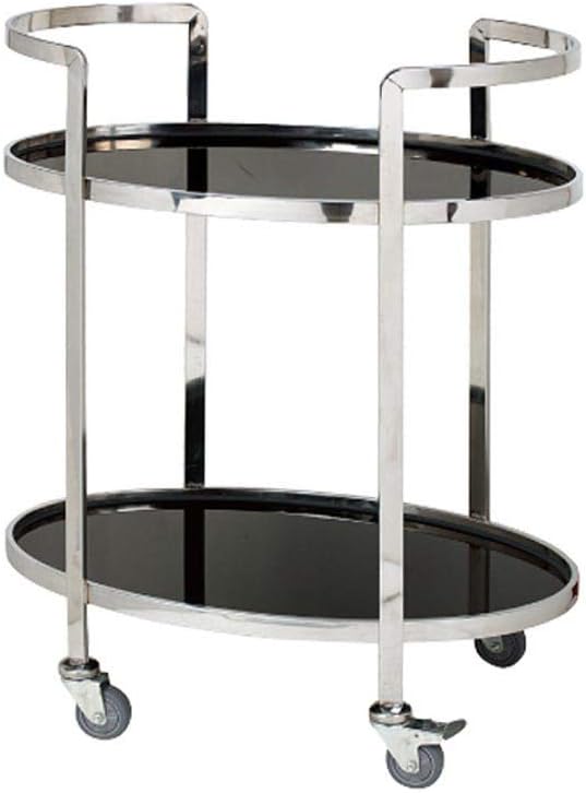 アンティク2段サービングカート キャスター付き状態は良いです