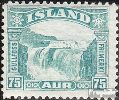 Sellos de Islandia Prophila 155 MNH original evita falsificaciones en colecciones de paisajes