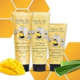 Bella B Bundle: Silk & Honey Body Cream 8oz and Body Buzz Post Pregnancy Recovery Cream 8oz and Tummy to Toes Leg & Foot Cream 6oz