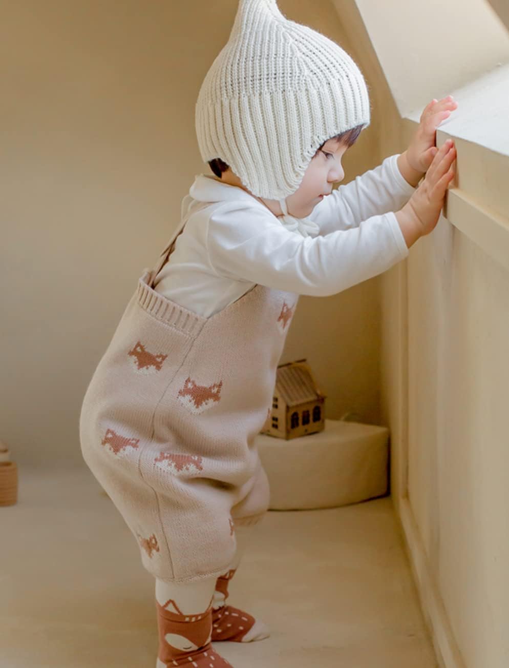 Infant Baby Knit Romper Overalls Clothing Unisex Cute Love One-Pieces Jumpsuit Outfit Clothes Outfits - Image 5