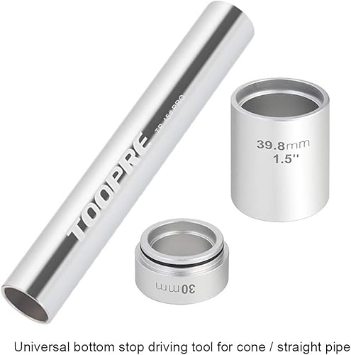 Miniatura 8 de CALIDAKA Herramienta BB de bicicleta de 3 piezas, kit de ajuste de horquilla delantera de reparación de bicicleta de aleación de aluminio,