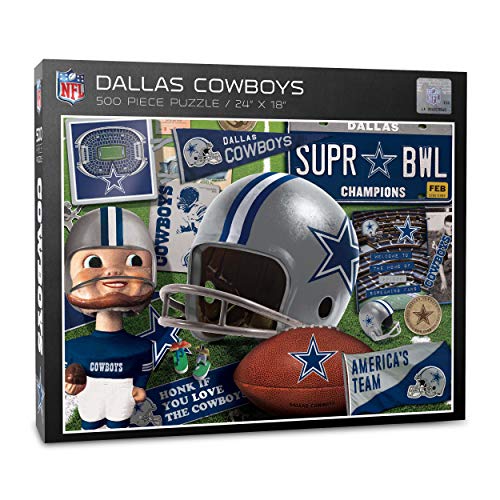 Image of YouTheFan NFL Retro Series Puzzle - 500 Pieces