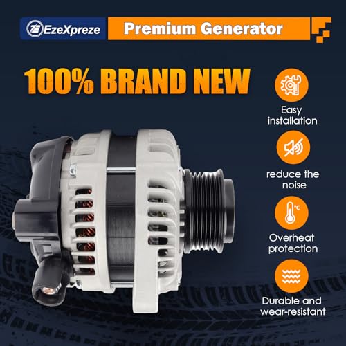 Image of Ezexpreze Alternator Fit for Honda Odyssey 3.5L V6 2014-2017,130Amp CW,OE#11775 31100-RV0-A11 400-52718R