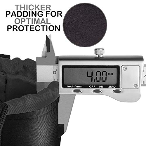 image for Selens Protective Neoprene Lens Pouch for DSLR Camera Lens Compatible 