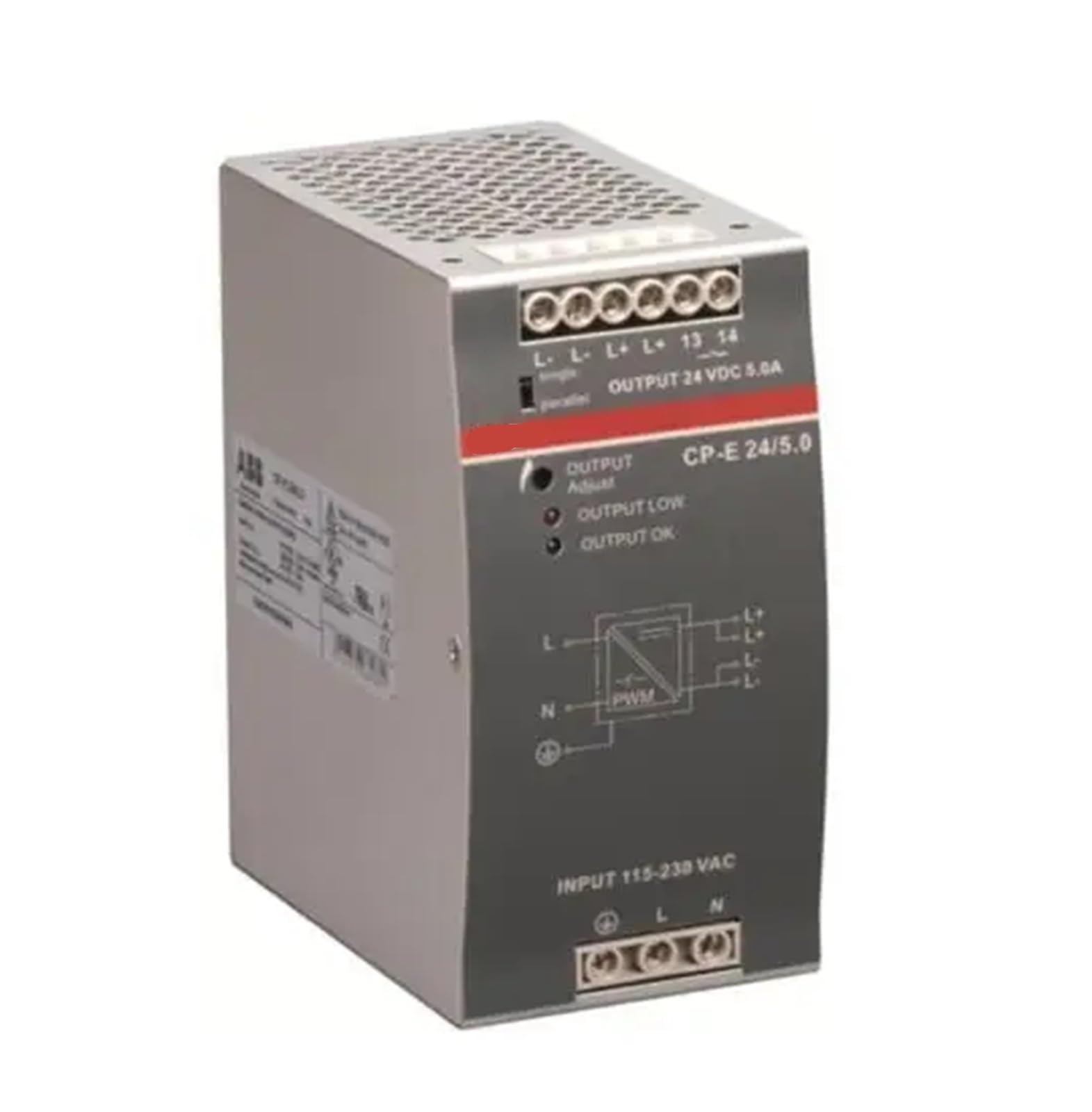 BRODEFUP CP-E 24/5.0 10094751 1SVR427034R0000 120W 24V 115/230VAC 5A Power supply