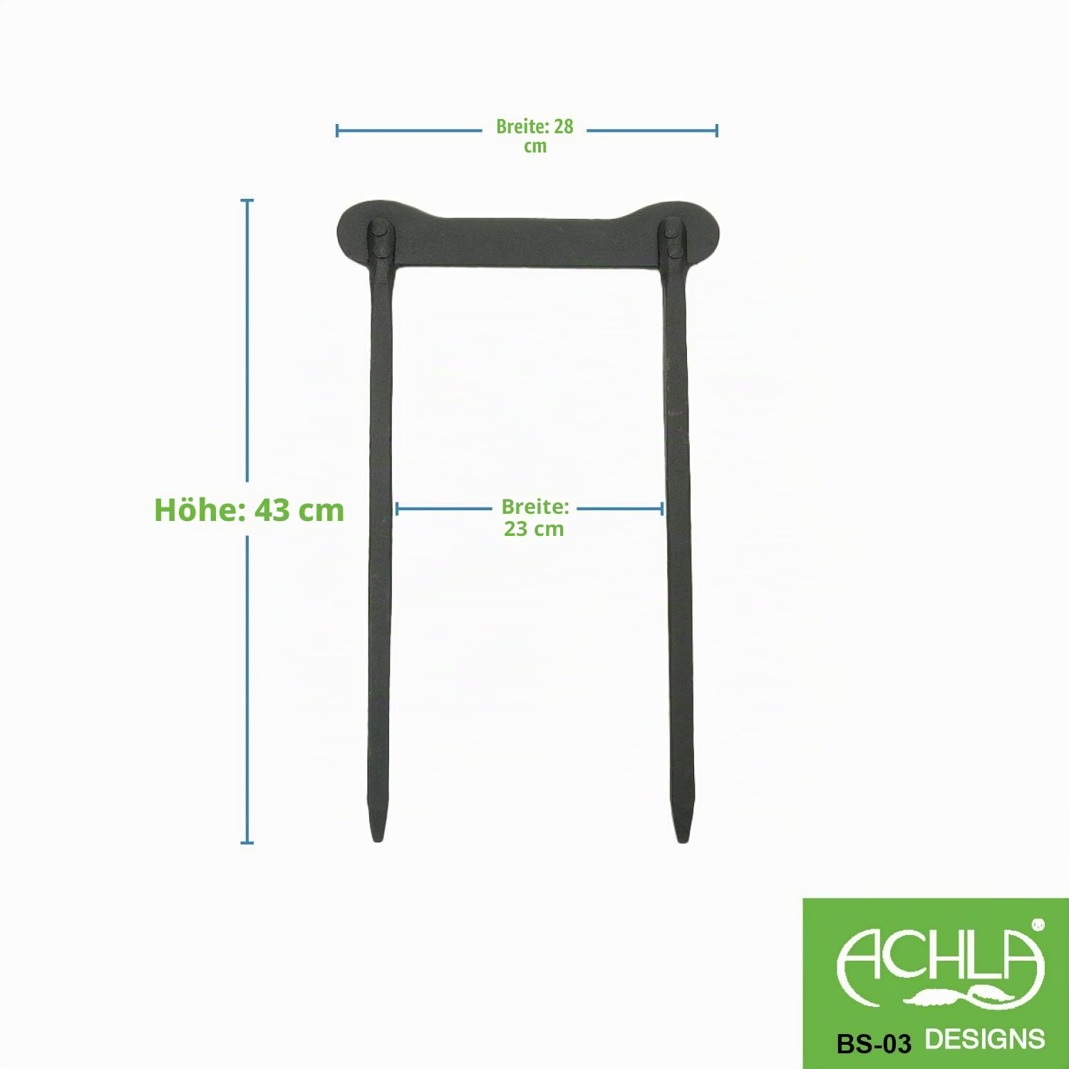 Achla Designs Stiefelkratzer BS-03 - Schwarz