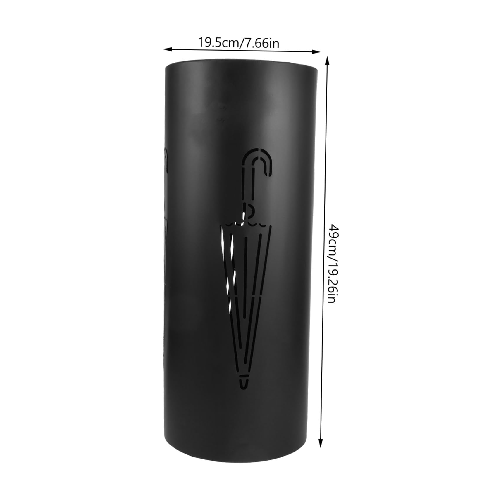 BESTYASH Capacity Umbrella Holder Iron Storage Bucket for Entryway Stylish Umbrella Stand Organizer for Home Office and Outdoor Use for Canes and Magazines