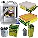 Produktbild QR-PARTS 69380476 Filter Set Inspektionspaket 5 Liter Motoröl Special Tec F 5W-30 MANN-FILTER Innenraumfilter Kraftstofffilter Luftfilter Ölfilter