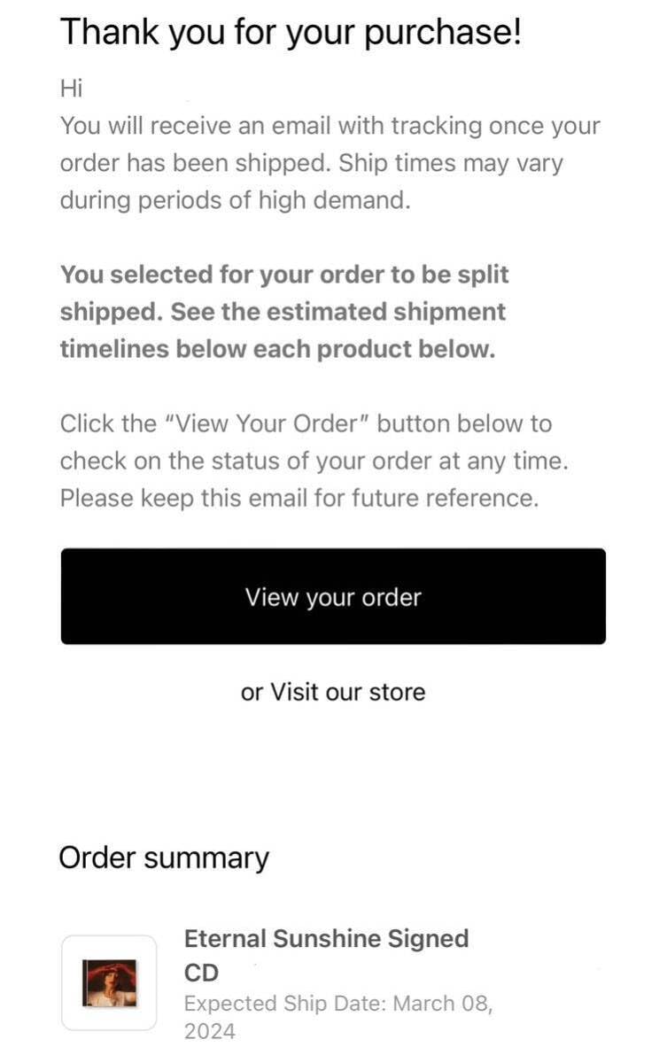Amazon.co.jp: 直筆サイン入り アリアナグランデ 「エターナル