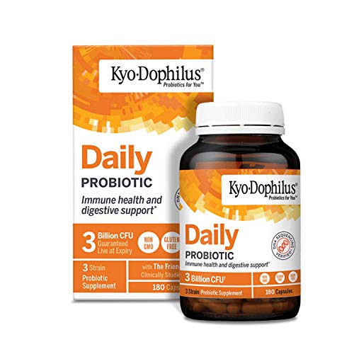 Kyo-Dophilus Daily Probiotic, Immune And Digestive Support, 180 Capsules #TOP27