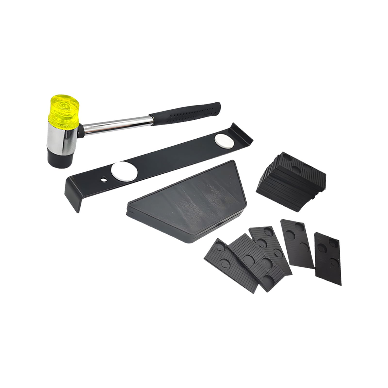 Hdoytxxm A Multi Purpose 23 Component Hardwood Floor Laying Tool Set Perfect For Home Improvement Projects Quick Easy Installation Portable Flooring Equipment Set