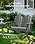 SERWALL Adirondack Bench, HDPE All-Weather Adirondack Loveseat, Outdoor Adirondack Chair for 2, Grey