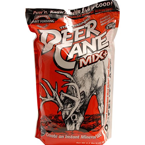 EVOLVED HABITATS Deer Cane Powder Mix 6.5 lb Deer Mineral Attractant - Fast & Easy to Use All