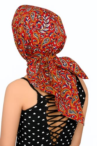 Image of Scarf For Girls 100% Pure Cotton Hand Block Printed Square