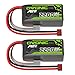 OVONIC 3S Lipo Akku 35C 2200mAh 11.1V Akku Kurzpack mit Deans Anschluss für Flugzeughelikopter für 1:14 RC Car RC Flugzeug (2 Packs) MI 4 günstig Kaufen-OVONIC 3S Lipo Akku 35C 2200mAh 11.1V Akku Kurzpack mit Deans Anschluss für Flugzeughelikopter für 1:14 RC Car RC Flugzeug (2 Packs)