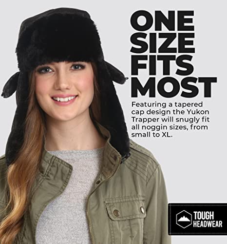image for Tough Headwear Winter Trapper Hat - Mens Hats and Caps - Russian Ushan