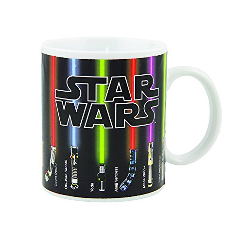 TruffleShuffle Star Wars - Taza con diseño de sable de luz