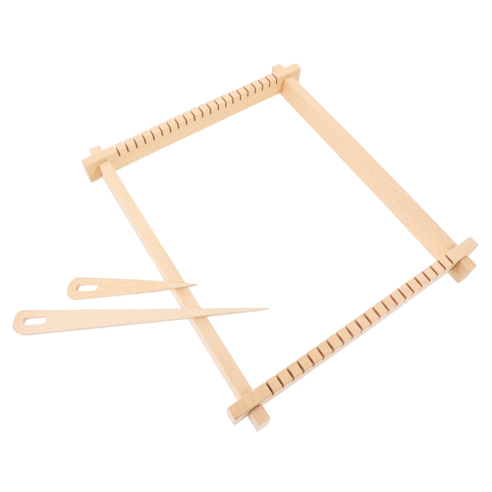 ERINGOGO Wooden Weaving 28x22cm Creative Handcrafting Tool Easy Assembly Boys and Girls Knitting Machine