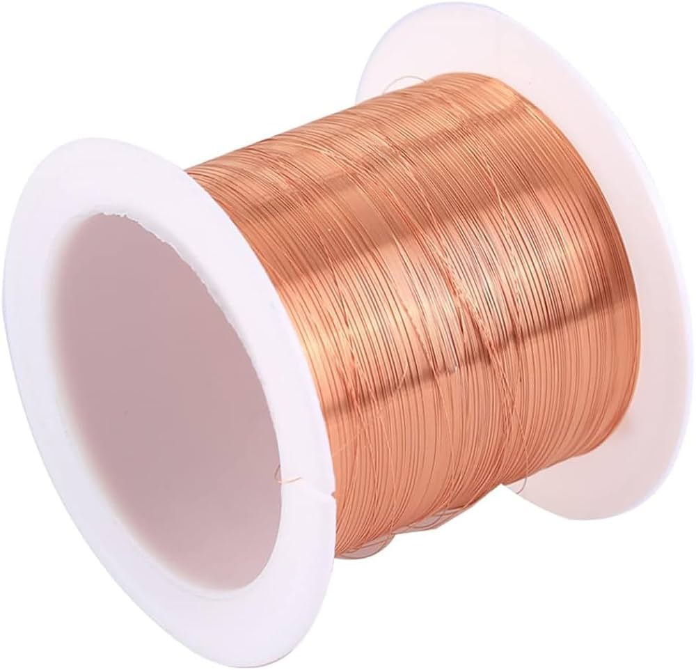 Amazon | 50g 銅線 0.1mm ケーブル 銅線 マグネット 銅 ラッカー