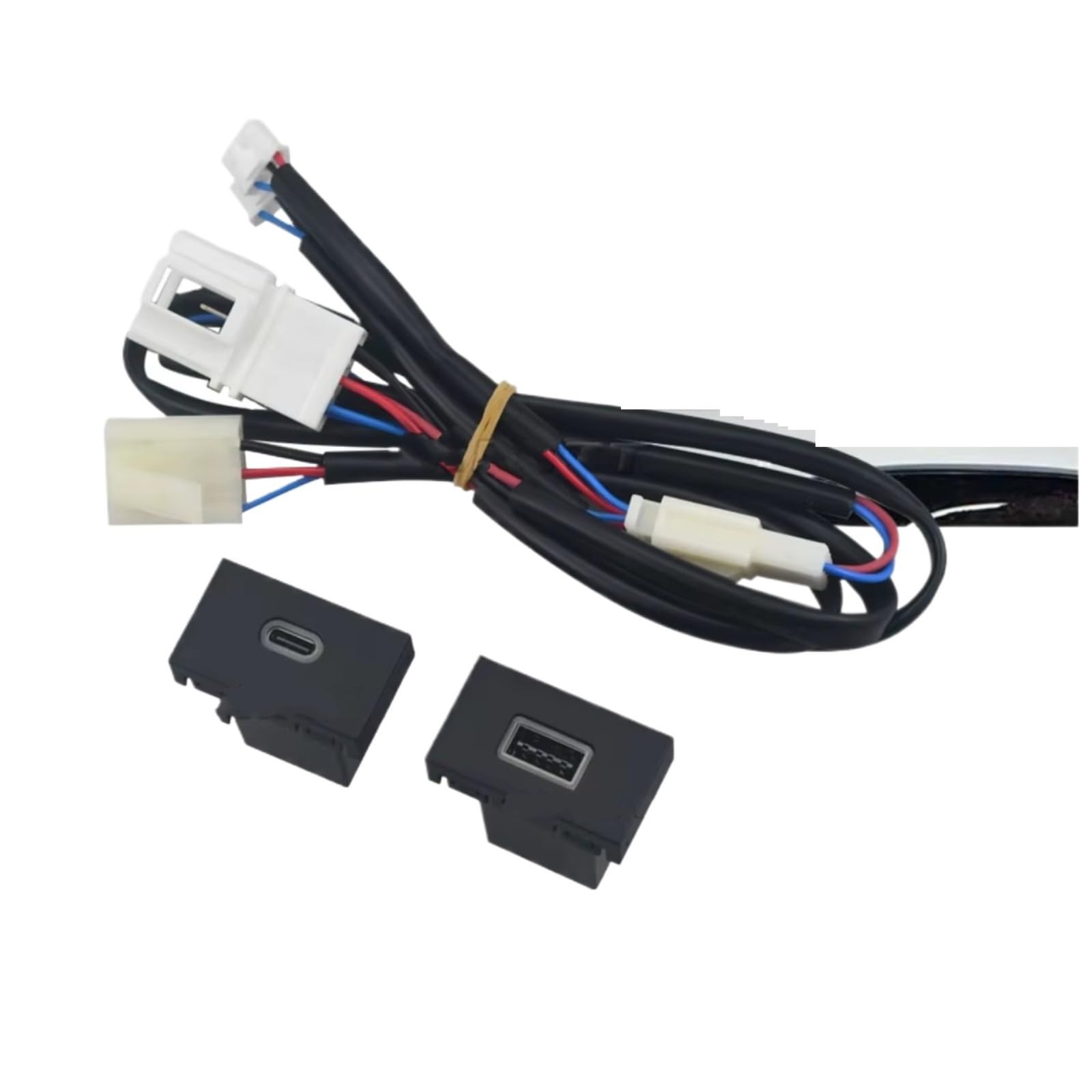 Consola USB Compatible Con VW Para Lavida 2009-2013 Coche QC3.0 Para Tipo C PD Enchufe Interfaz Adaptador Carga Rápida Para Teléfono Partes Coche