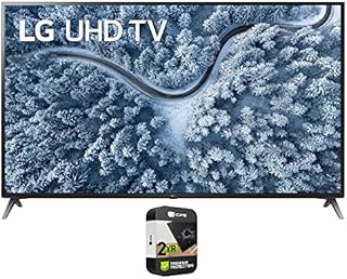 LG 70UP7070PUE 70 Inch LED 4K UHD Smart webOS TV Bundle with Premium 2 Year Extended Protection Plan