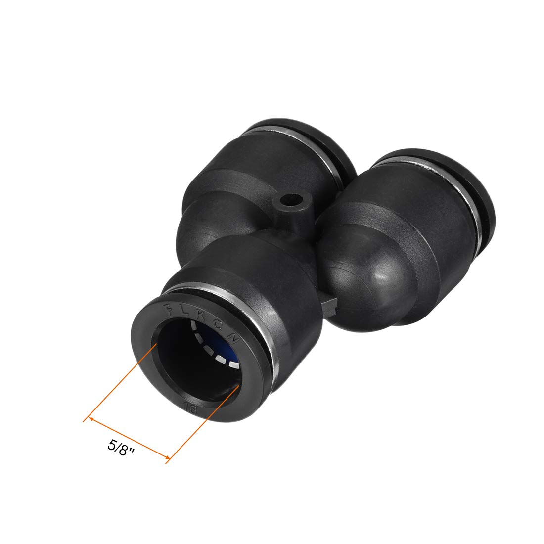 uxcell Plastic Connect Splitter Push To Tube Fittings 16 mm or 5/8