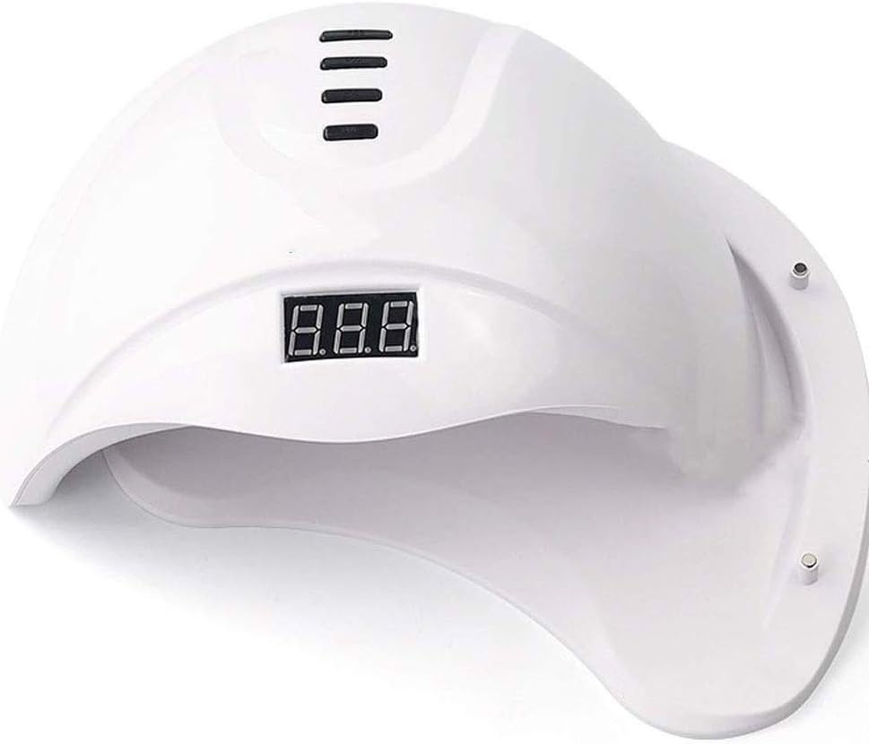 White Nail Light，LED Nail Lamp Portable 52W Nail Dryer with 24 Beads Nail Polish Curing Lamp Nail Dryer for All Gels