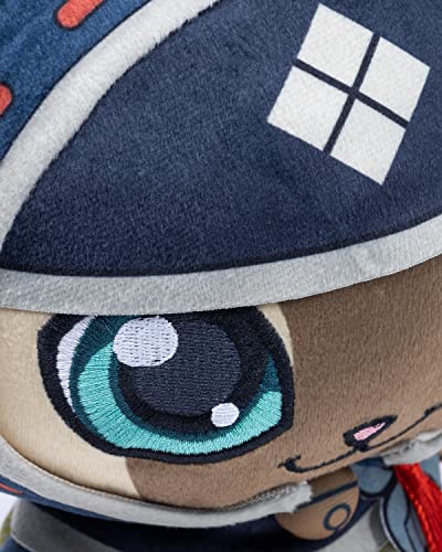 Monster Hunter Plüschfigur Kamura Palico schwarz/beige, aus zertifiziertem recyceltem Polyester, mit Hangtag.
