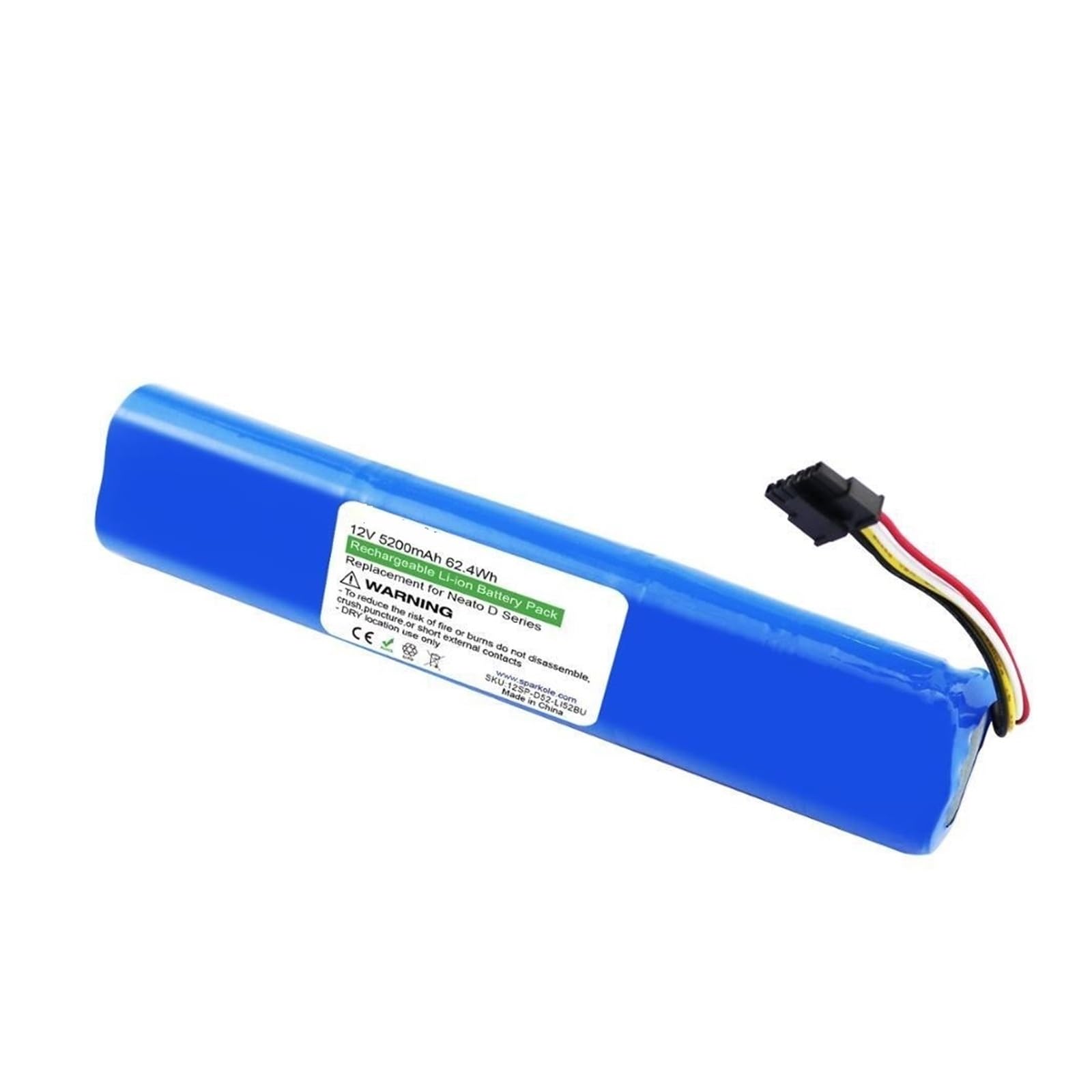 Compatible For Sparkole Lithium Ion Replacement Battery 70e 75 80 85 Compatible With Neato BotVac D Series D75 D85 Vacuum Cleaner