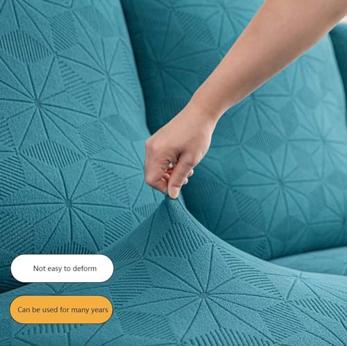 Housse de canapé fauteuil au design ajusté et textile lourd - 7