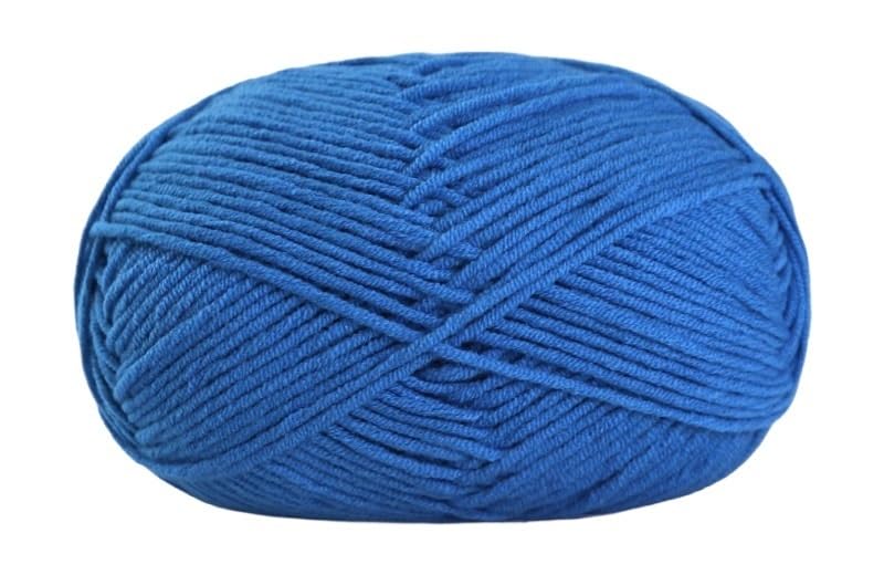 Fil de coton pour crocheter et tricoter lot de 5 rouleaux de 50g coloris épaisseur 52