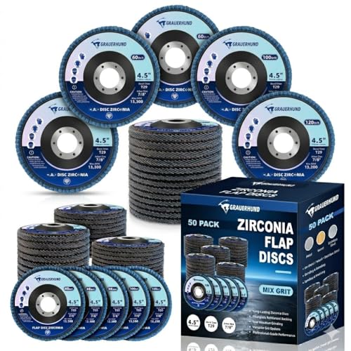 GRAUERHUND 50-pack flap discs