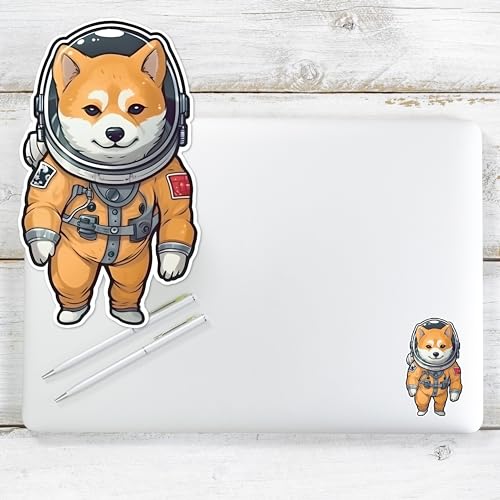 Image of Yoonek Graphics Shiba Inu Dog Vinyl Decal Sticker for Car, Laptop, Tumbler, More. #001594