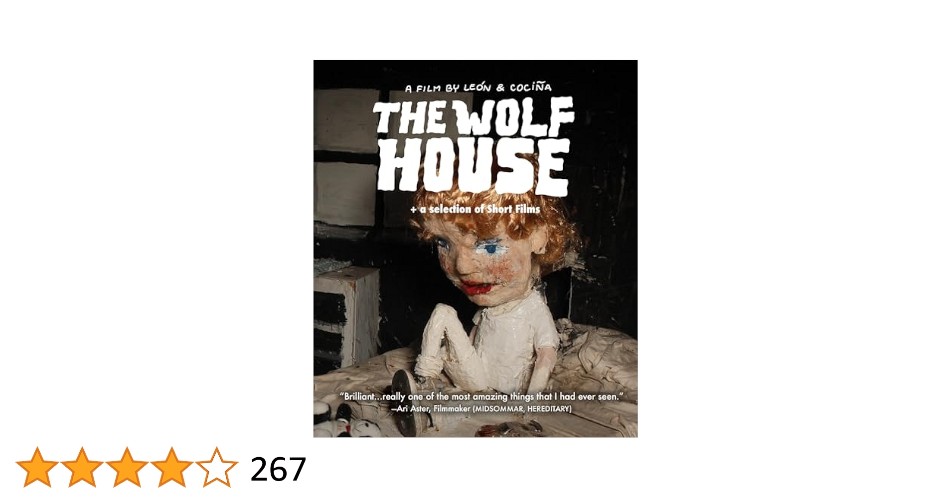 Amazon.com: The Wolf House [Blu-ray] : Joaquín Cociña